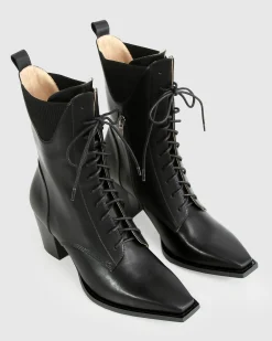 Discount Belle & Bloom Jumping Ship Laced Boot - Black