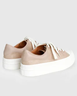 New Belle & Bloom Just A Dream Croc Leather Sneaker - Blush