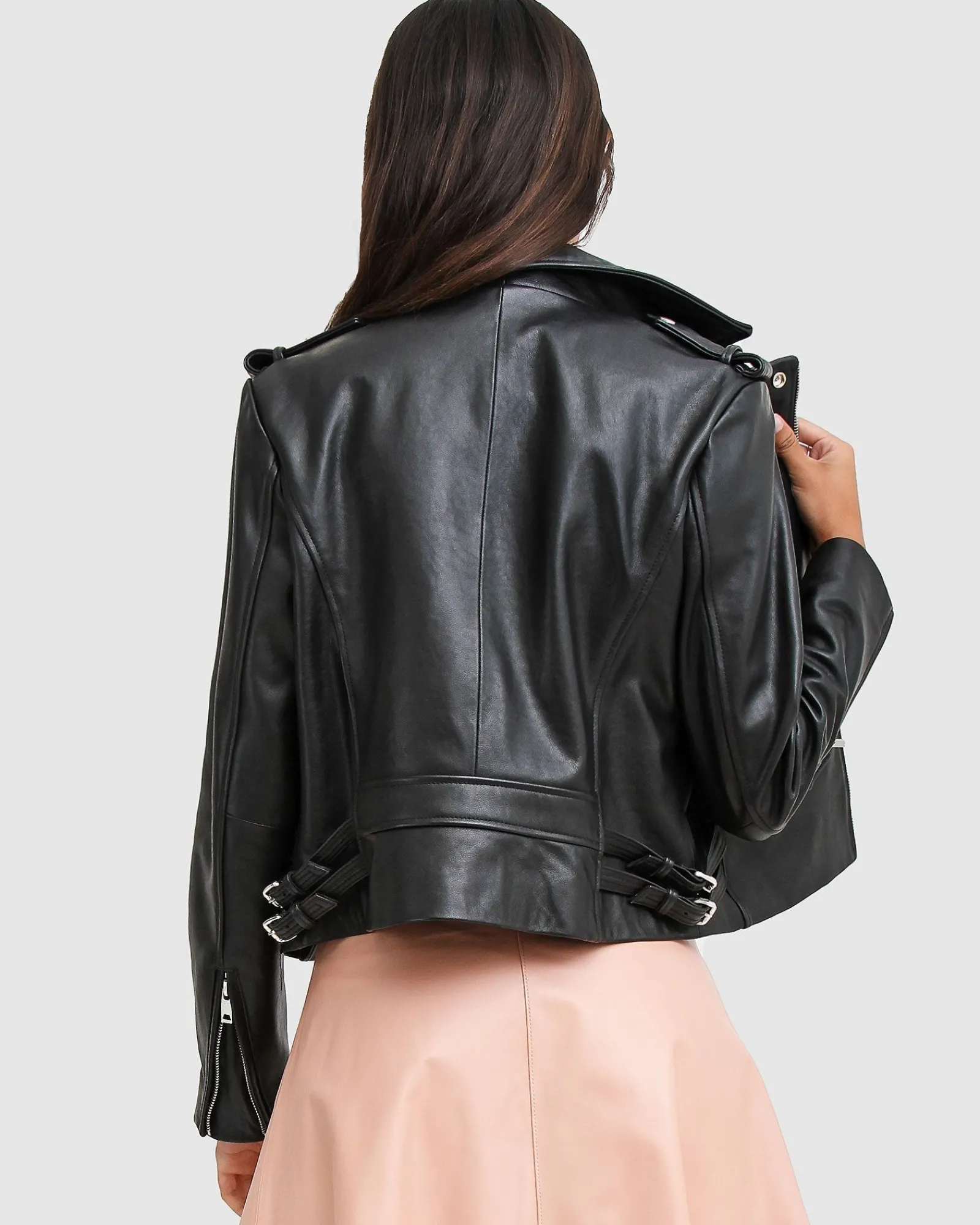 Discount Belle & Bloom Just Friends Leather Jacket - Black