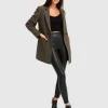 New Belle & Bloom Kensington Oversized Coat - Brown
