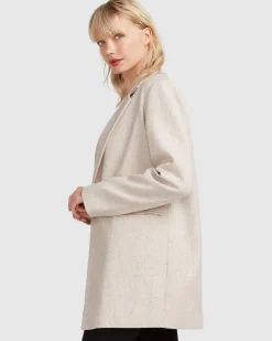 Outlet Belle & Bloom Kensington Oversized Coat - Natural