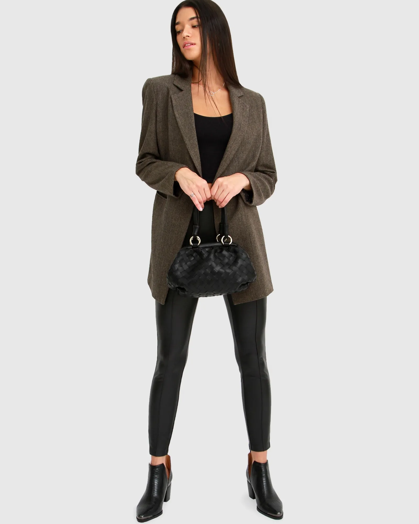 New Belle & Bloom Kensington Oversized Coat - Brown