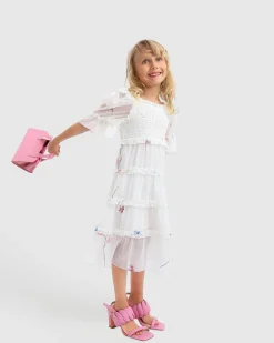Clearance Belle & Bloom La Fille Tiered Dress - White