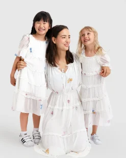 Clearance Belle & Bloom La Fille Tiered Dress - White