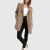Clearance Belle & Bloom Liberty Sherpa Collar Wool Blend C - Oat