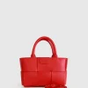 Fashion Belle & Bloom Little Love Woven Crossbody Bag - Red