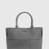 Outlet Belle & Bloom Long Way Home Woven Tote - Grey