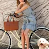 Online Belle & Bloom Long Way Home Woven Tote - Camel