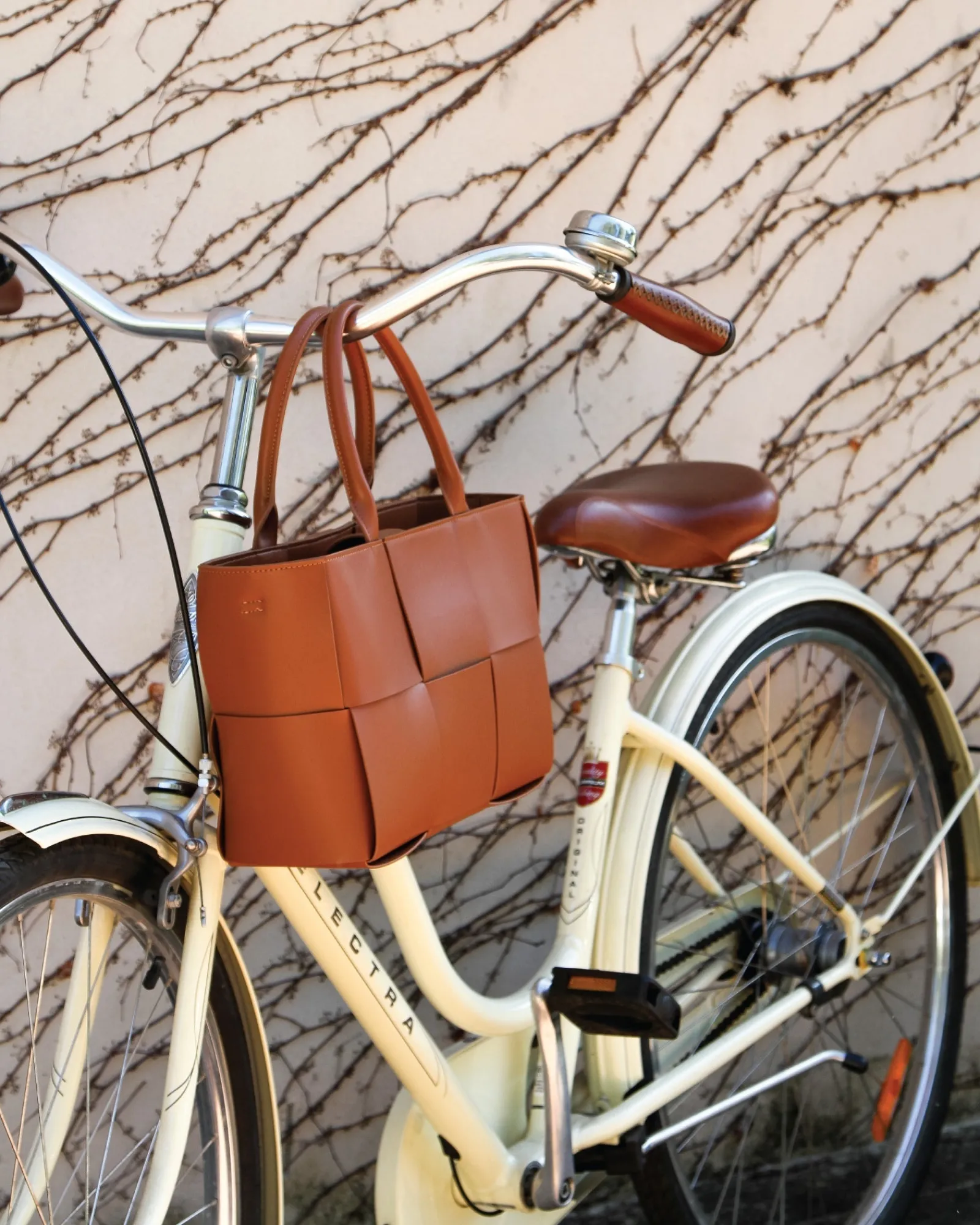 Online Belle & Bloom Long Way Home Woven Tote - Camel