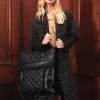 Best Belle & Bloom Lost Lovers Quilted Leather Tote - Black
