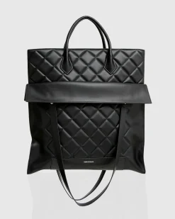 Best Belle & Bloom Lost Lovers Quilted Leather Tote - Black