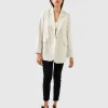 Outlet Belle & Bloom Love & Mercy Striped Blazer - Beige