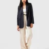 Discount Belle & Bloom Love & Mercy Striped Blazer - Navy