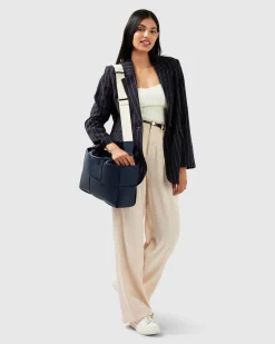 Discount Belle & Bloom Love & Mercy Striped Blazer - Navy