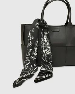 New Belle & Bloom Love Not War Fashion Scarf - Black
