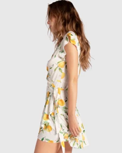 Sale Belle & Bloom Love Shack Mini Wrap Dress - Orchard