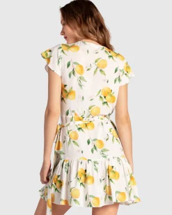 Sale Belle & Bloom Love Shack Mini Wrap Dress - Orchard