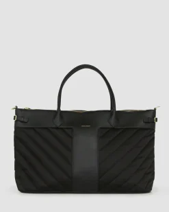 Fashion Belle & Bloom Meet Me in Paris Weekender Bag - Black