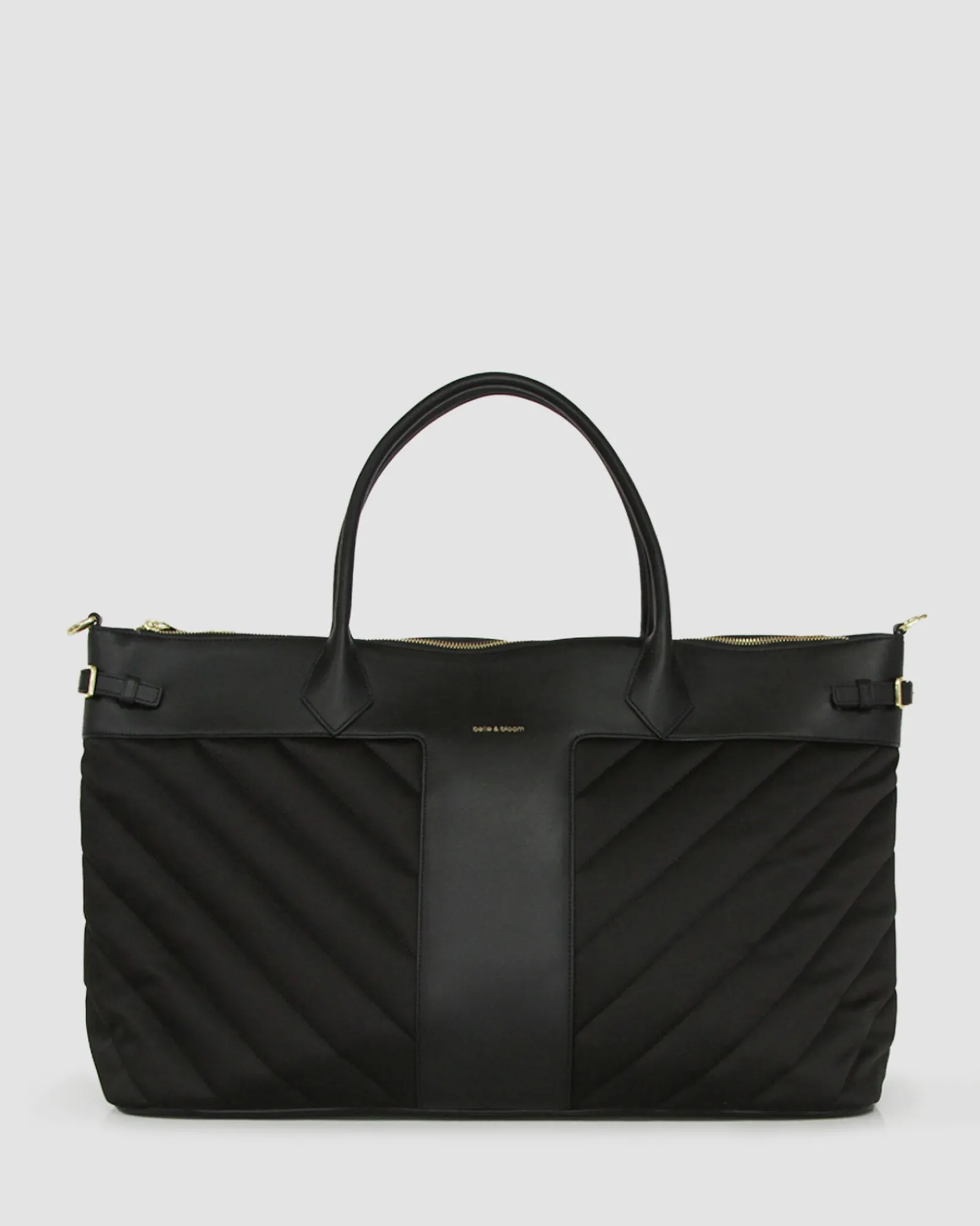 Fashion Belle & Bloom Meet Me in Paris Weekender Bag - Black