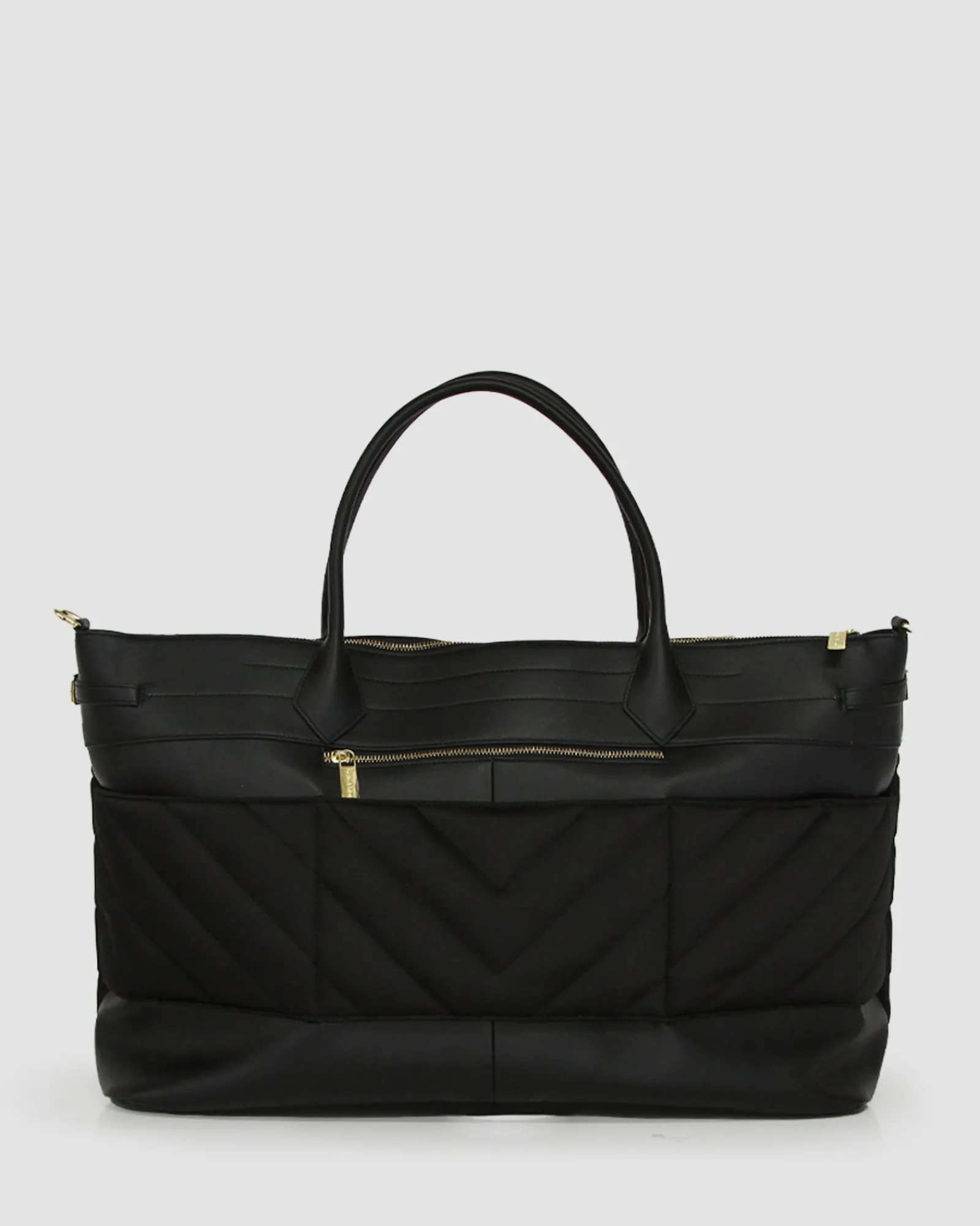 Fashion Belle & Bloom Meet Me in Paris Weekender Bag - Black