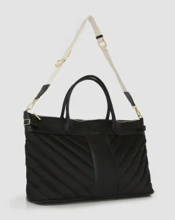 Fashion Belle & Bloom Meet Me in Paris Weekender Bag - Black