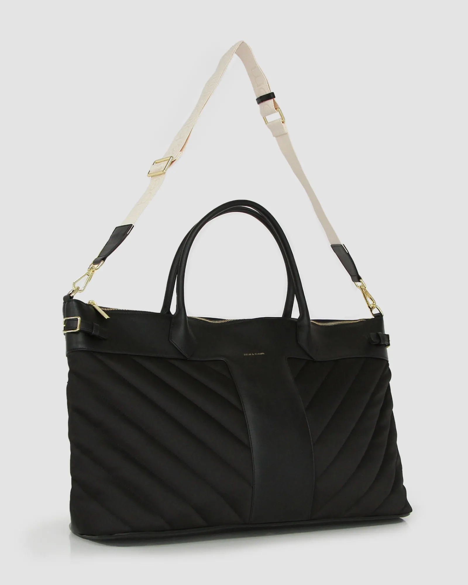Fashion Belle & Bloom Meet Me in Paris Weekender Bag - Black