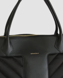 Fashion Belle & Bloom Meet Me in Paris Weekender Bag - Black