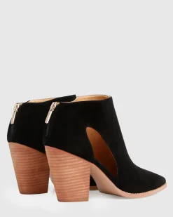 Best Belle & Bloom Midnight Special Suede Ankle Boot - Black