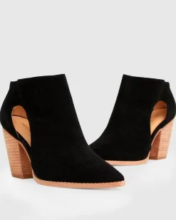 Best Belle & Bloom Midnight Special Suede Ankle Boot - Black
