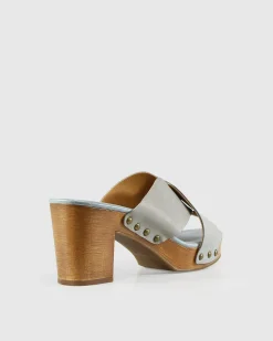 Online Belle & Bloom Midtown Clog Mule - Stonewash Blue StonewashBlue