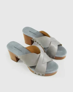Online Belle & Bloom Midtown Clog Mule - Stonewash Blue StonewashBlue