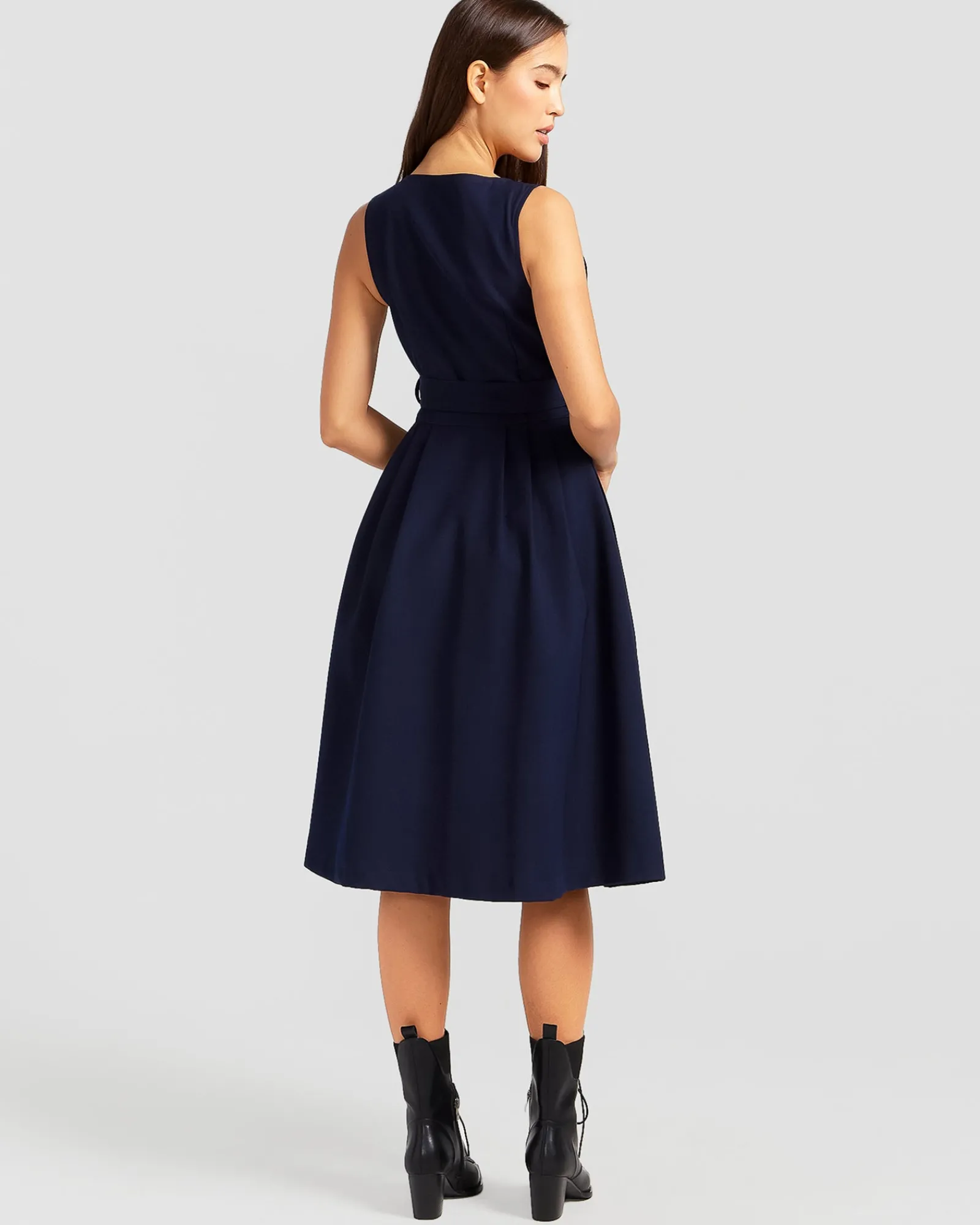 Sale Belle & Bloom Miss Independence Midi Dress - Navy