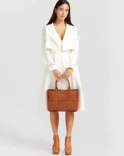 Online Belle & Bloom Miss Independence Midi Dress - Off-White