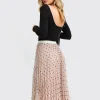 Online Belle & Bloom Mixed Feeling Reversible Skirt - Beige