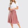 Clearance Belle & Bloom Mixed Feeling Reversible Skirt - Pink