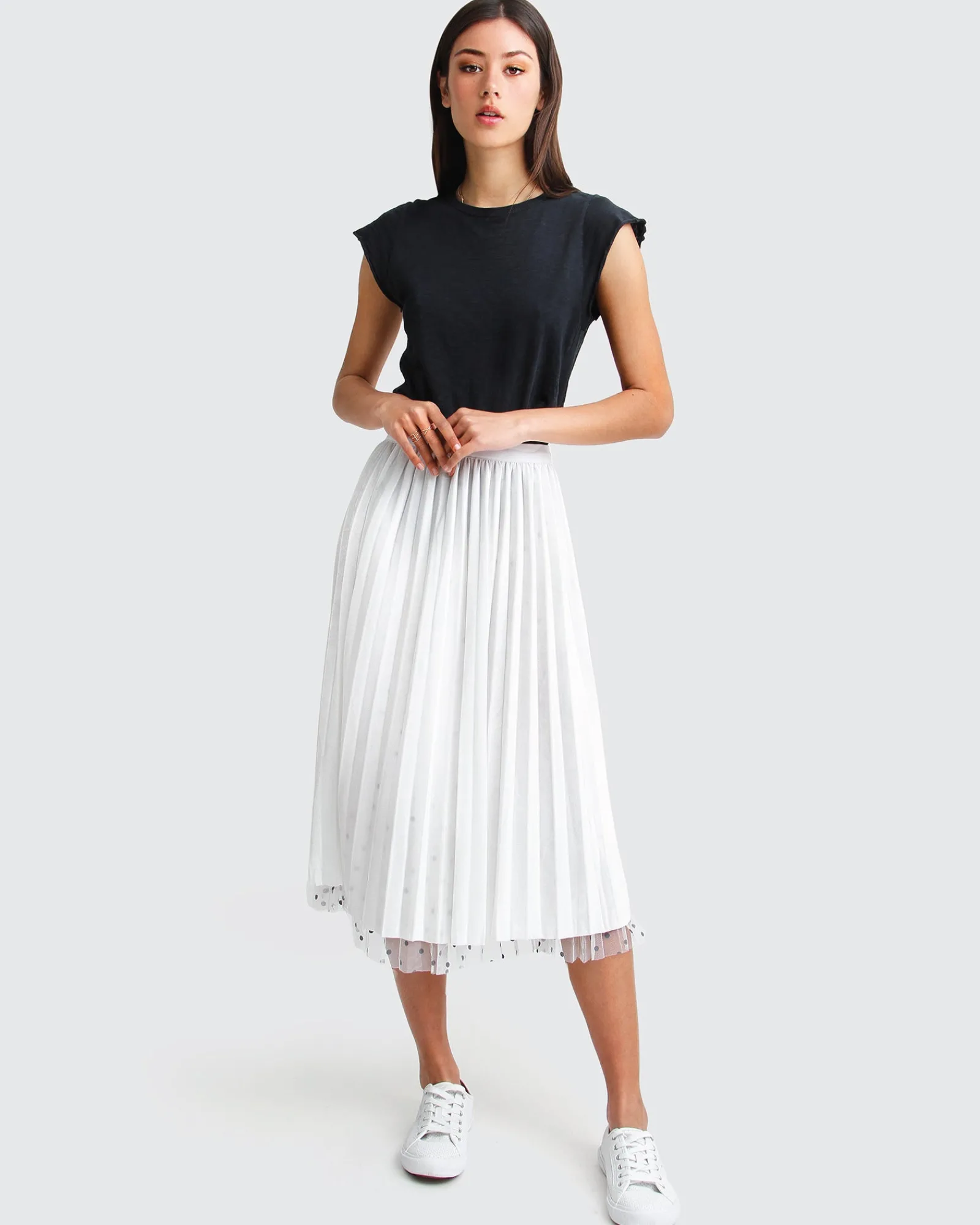 Best Belle & Bloom Mixed Feeling Reversible Skirt - White