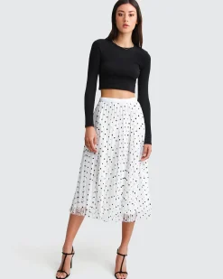 Best Belle & Bloom Mixed Feeling Reversible Skirt - White