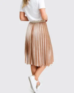 Online Belle & Bloom Mixed Feeling Reversible Skirt - Beige