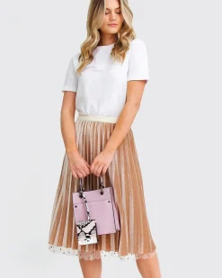 Online Belle & Bloom Mixed Feeling Reversible Skirt - Beige