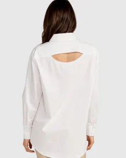 Clearance Belle & Bloom My Girl Oversized Shirt - White