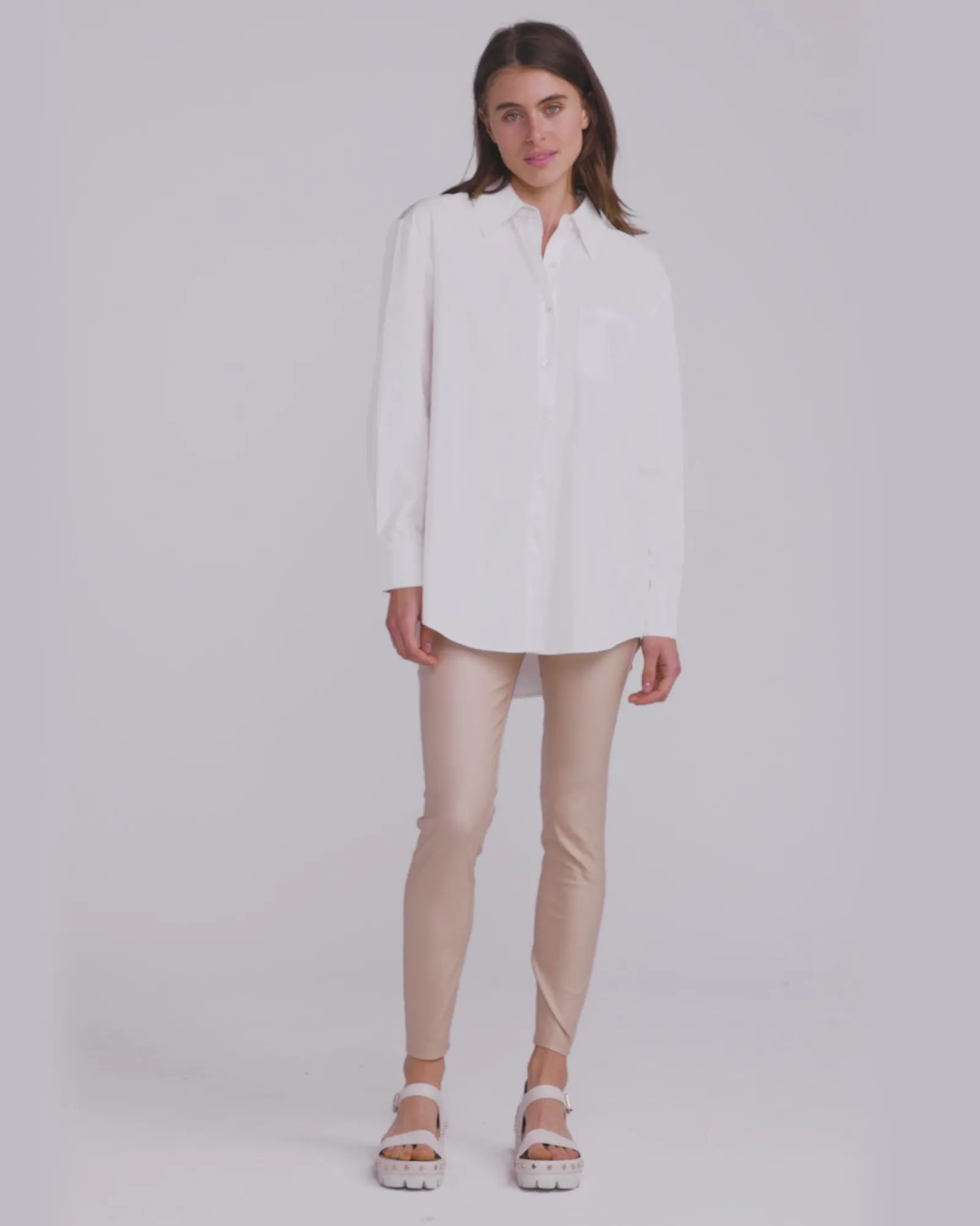 Clearance Belle & Bloom My Girl Oversized Shirt - White