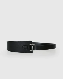 New Belle & Bloom New Divide Leather Belt - Black