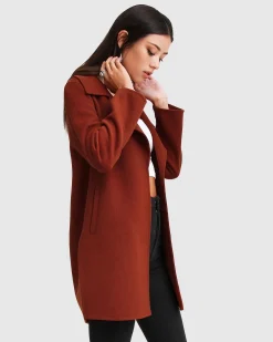 Best Belle & Bloom NEW FIT Ex-Boyfriend Wool Blend Oversized Jacket - Caramel BoyfriendWoolBlendOversizedJacket-Caramel