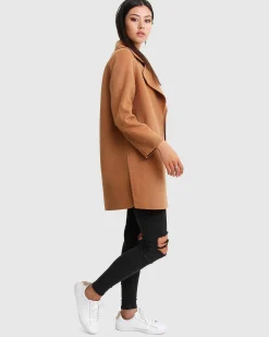 Outlet Belle & Bloom NEW FIT Ex-Boyfriend Wool Blend Oversized Jacket - Camel BoyfriendWoolBlendOversizedJacket-Camel