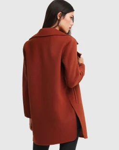 Best Belle & Bloom NEW FIT Ex-Boyfriend Wool Blend Oversized Jacket - Caramel BoyfriendWoolBlendOversizedJacket-Caramel