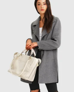 Best Belle & Bloom NEW FIT Ex-Boyfriend Wool Blend Oversized Jacket - Dark Grey BoyfriendWoolBlendOversizedJacket-DarkGrey
