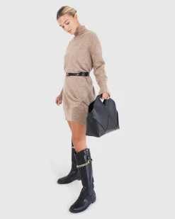 Discount Belle & Bloom Nothing Compares Knit Dress - Oat