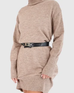 Discount Belle & Bloom Nothing Compares Knit Dress - Oat