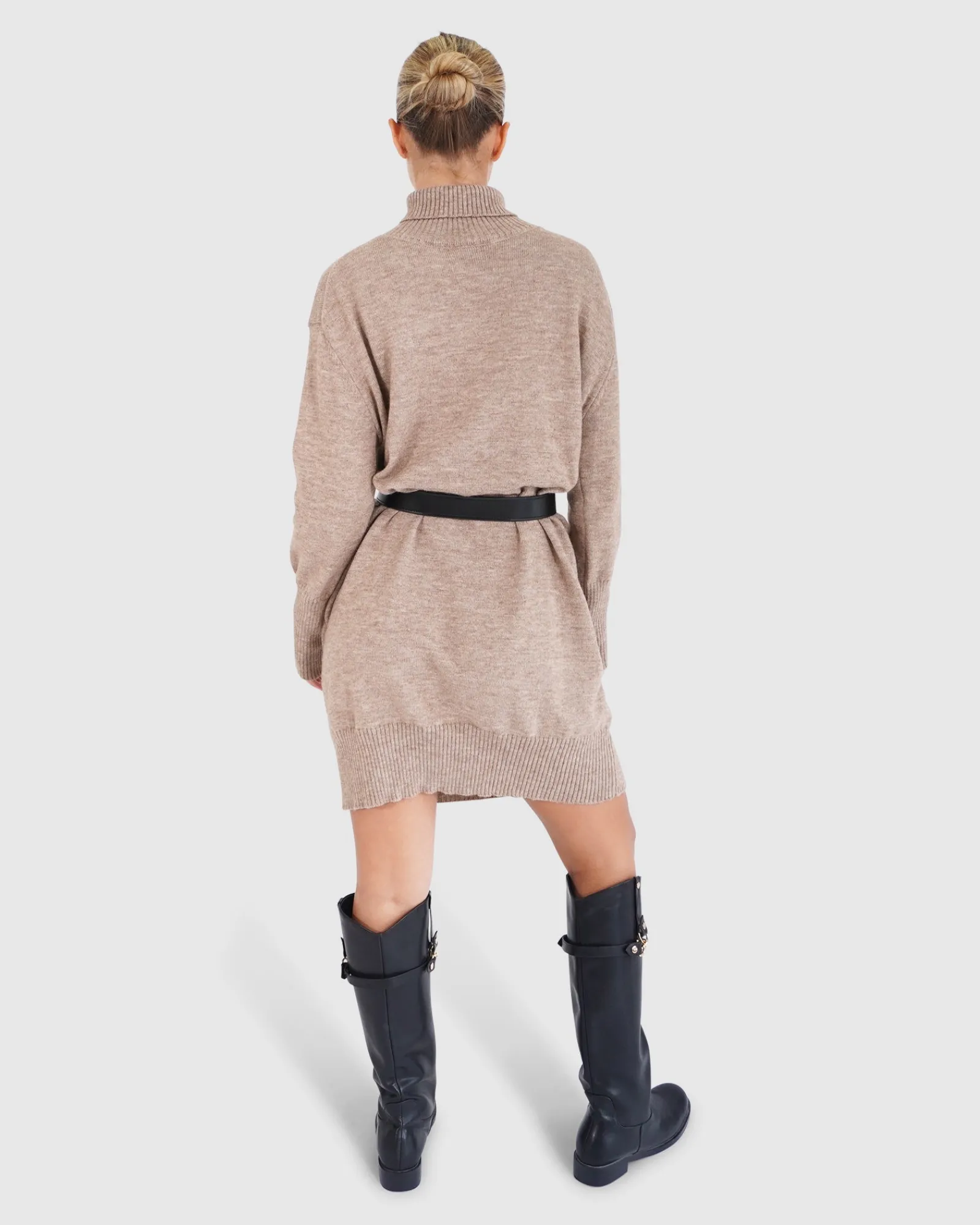 Discount Belle & Bloom Nothing Compares Knit Dress - Oat