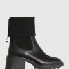 Outlet Belle & Bloom Perfect Illusion Knit Boot - Black
